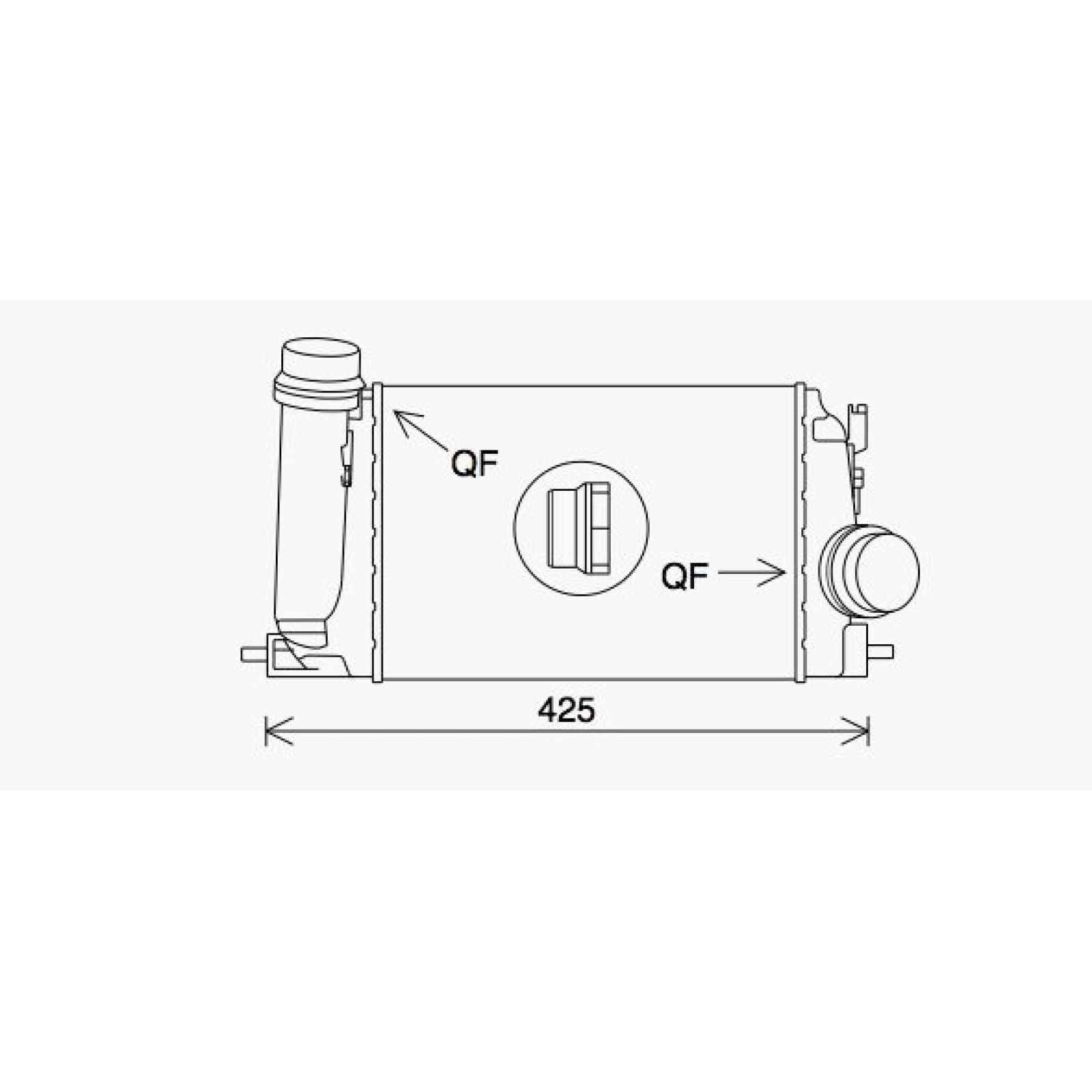 LADELUFTKÜHLER passend für NISSAN QUSHQUAI II 2013->> 14461-4EA0A